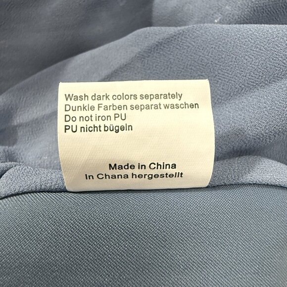 Fairycore‎ Sequins Tank Top Women’s Sz M Festival Blue Sparkle Shimmer - Picture 8 of 10